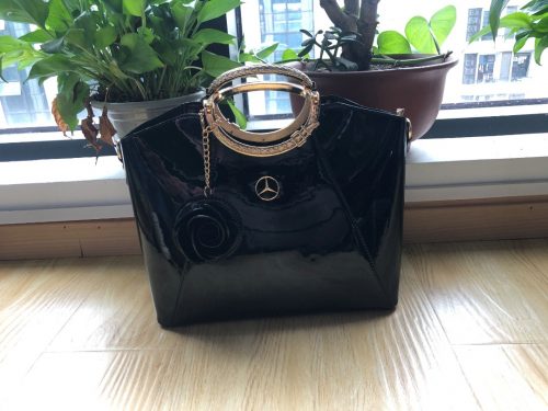 2021 MCB Bright Lacquered Platinum Leather Bag photo review